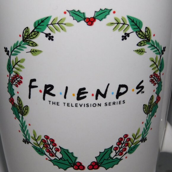 Friends The Television Series Christmas Holiday Ceramic Travel Mug - Picture 2 of 6